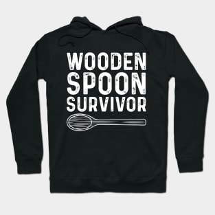 Wooden Spoon Survivor - Funny Italian Gift for Him Vintage Hoodie